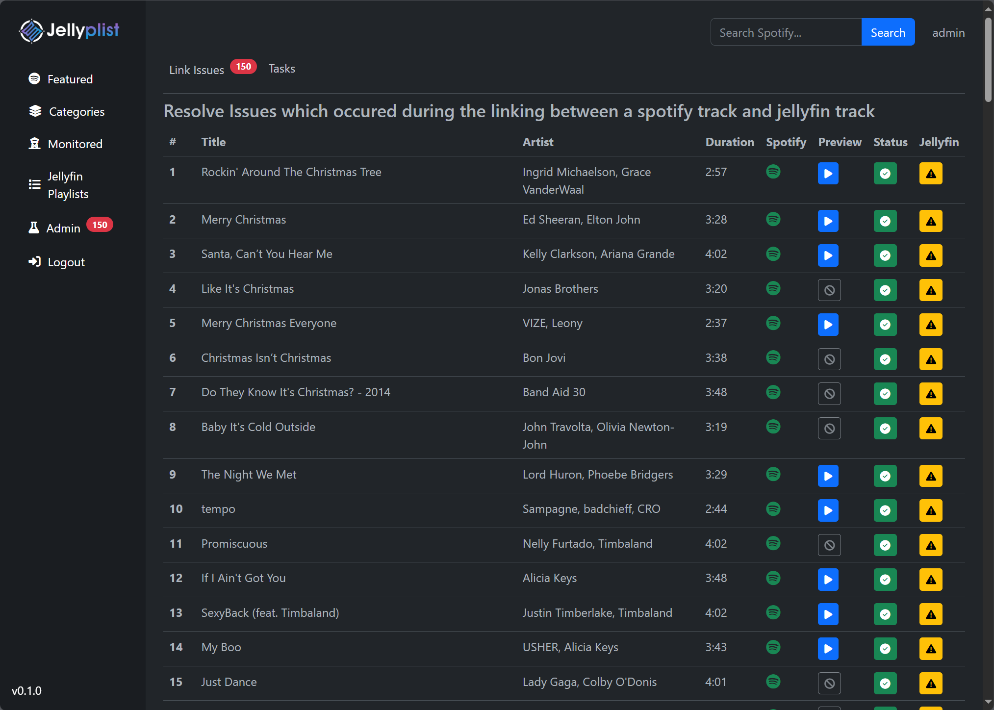 Jellyplist batch link