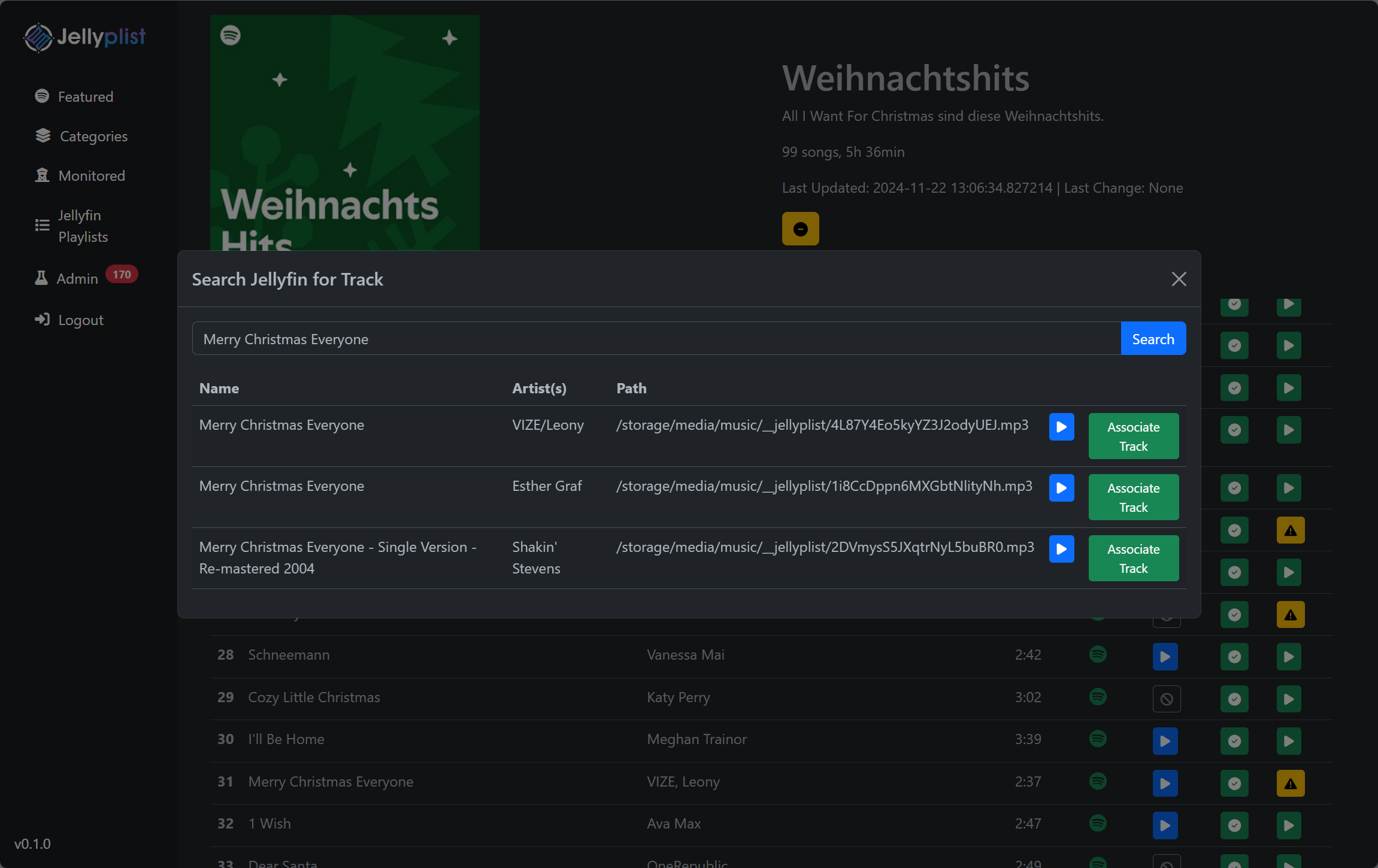 Jellyplist manual link